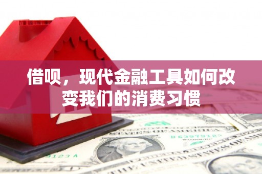 深州借呗，现代金融工具如何改变我们的消费习惯
